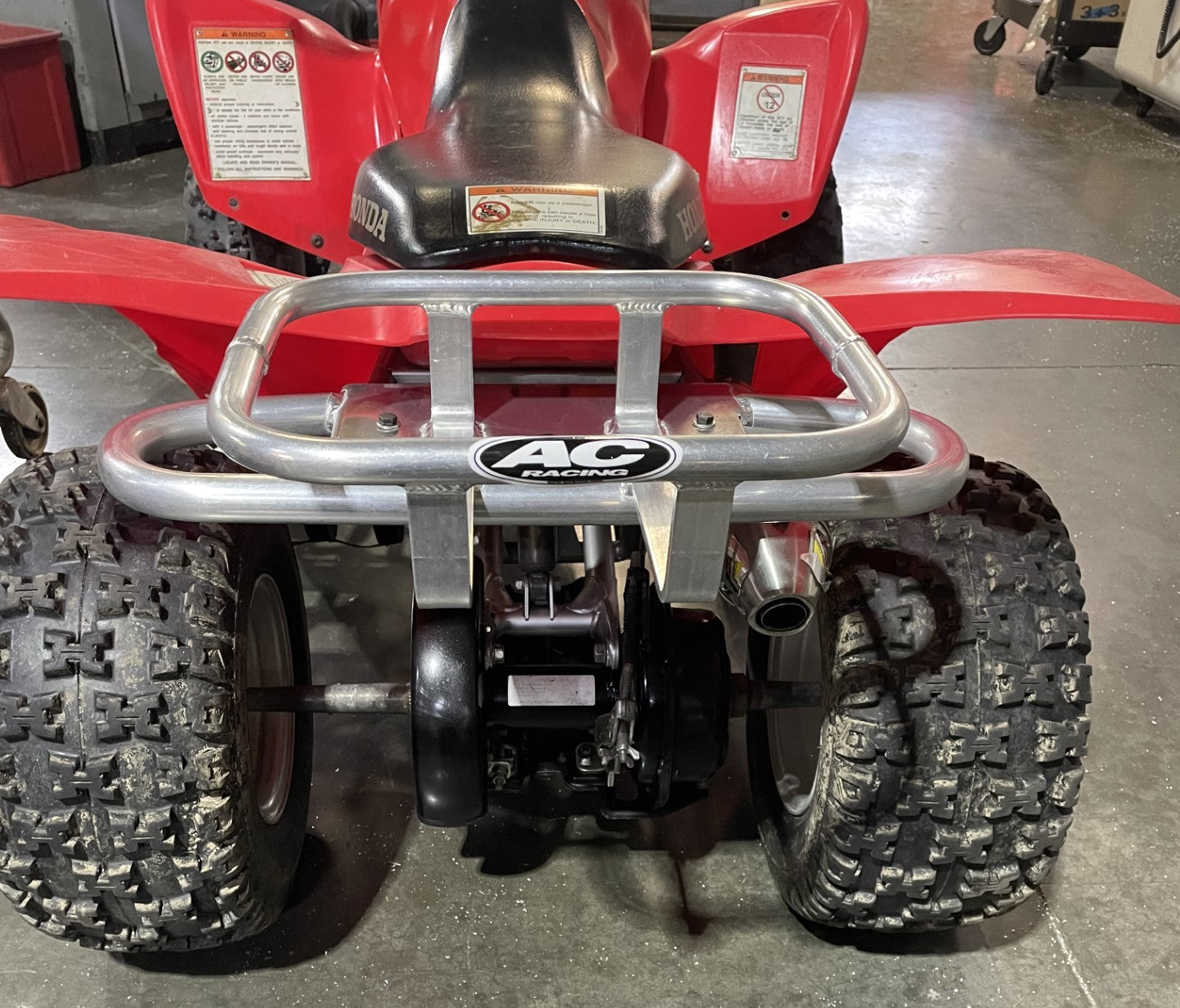 Cooler Rack Wide Grab Bar Honda TRX 90 ATV 2005-2025
